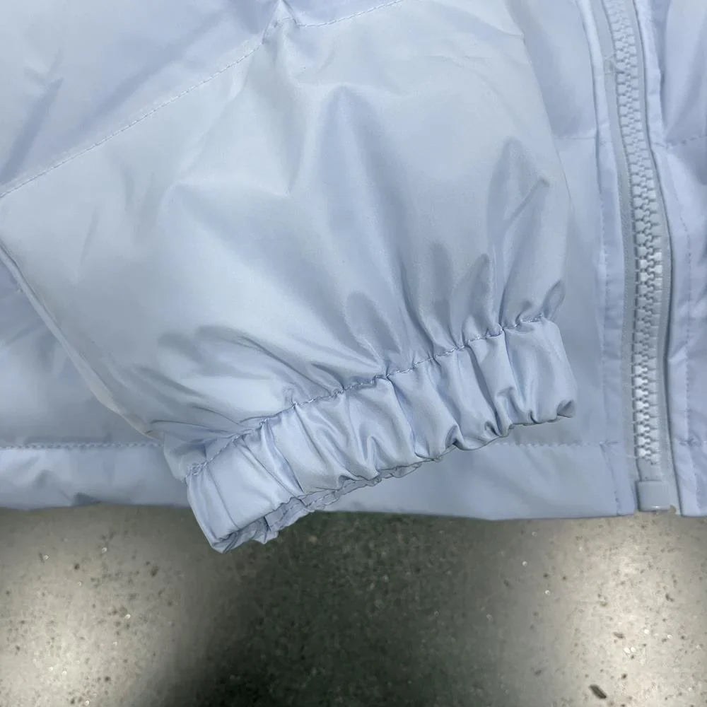 Trapstar Hyperdrive Detachable Hooded Puffer Jacket - Ice Blue