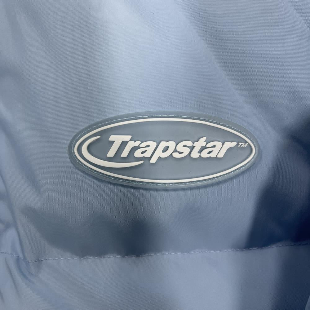 Trapstar Hyperdrive Detachable Hooded Puffer Jacket - Ice Blue