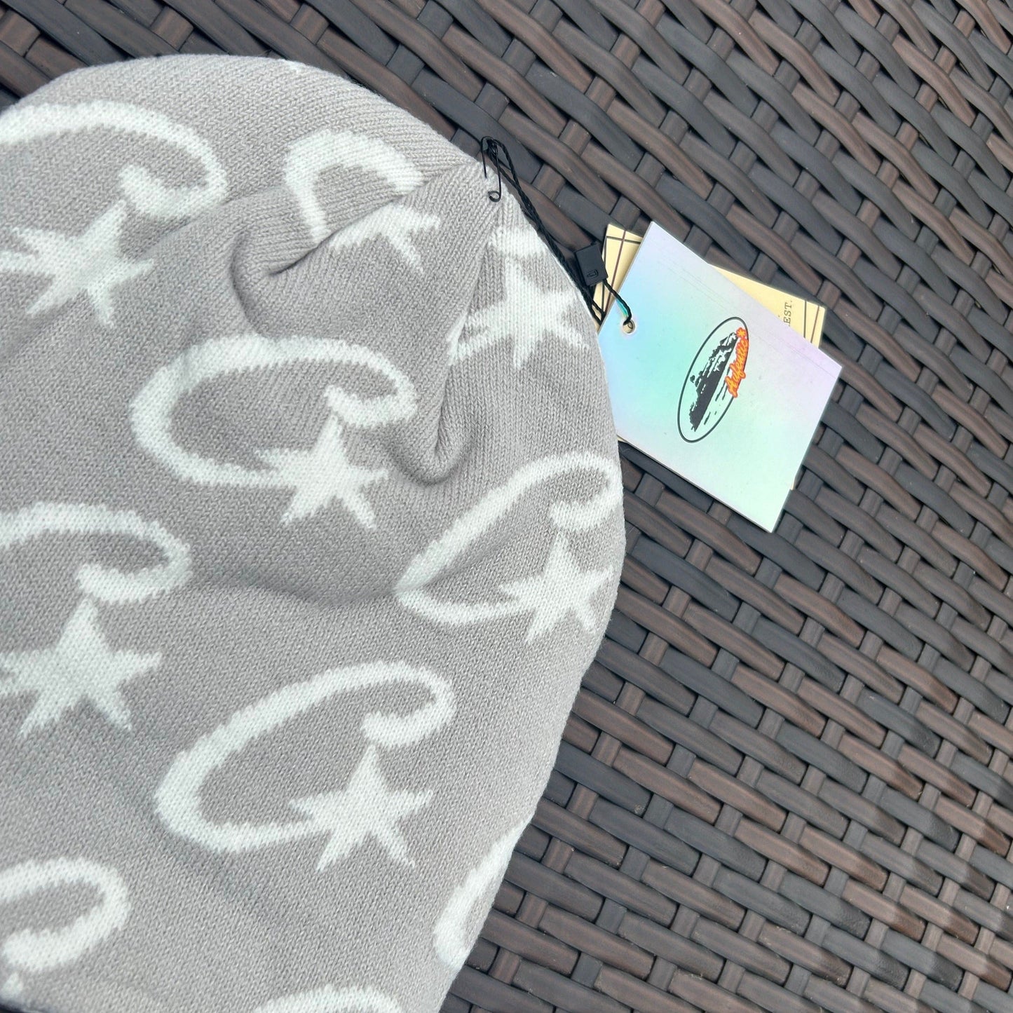CORTEIZ C-Starz Monogram Beanie - Grey