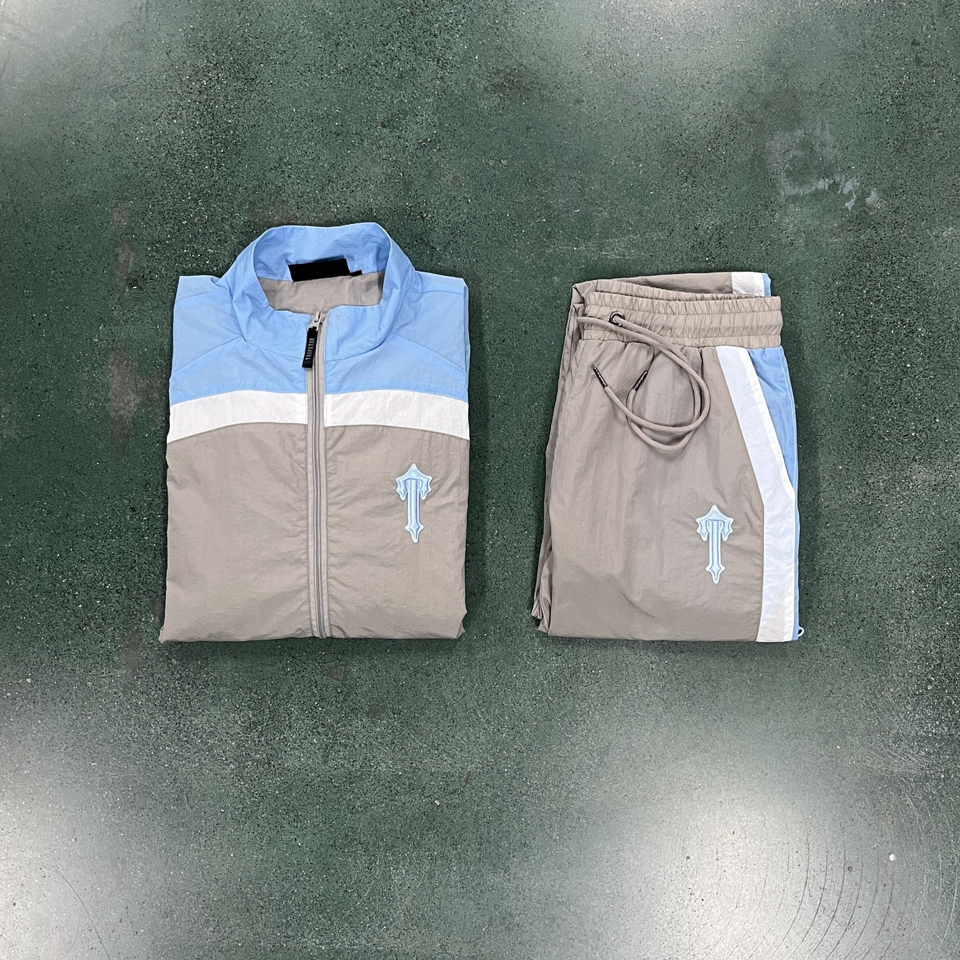 Trapstar irongate T Shellsuit - Blue/Grey