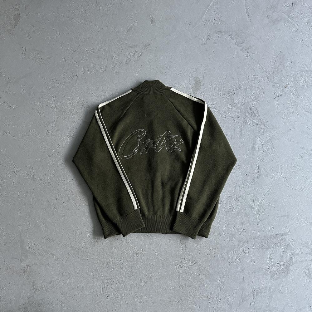 CORTEIZ Knit Zip-Up Fleece - Green