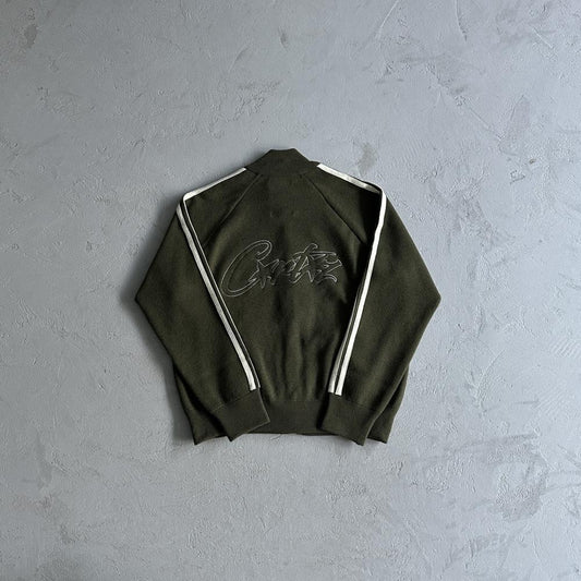 CORTEIZ Knit Zip-Up Fleece - Green