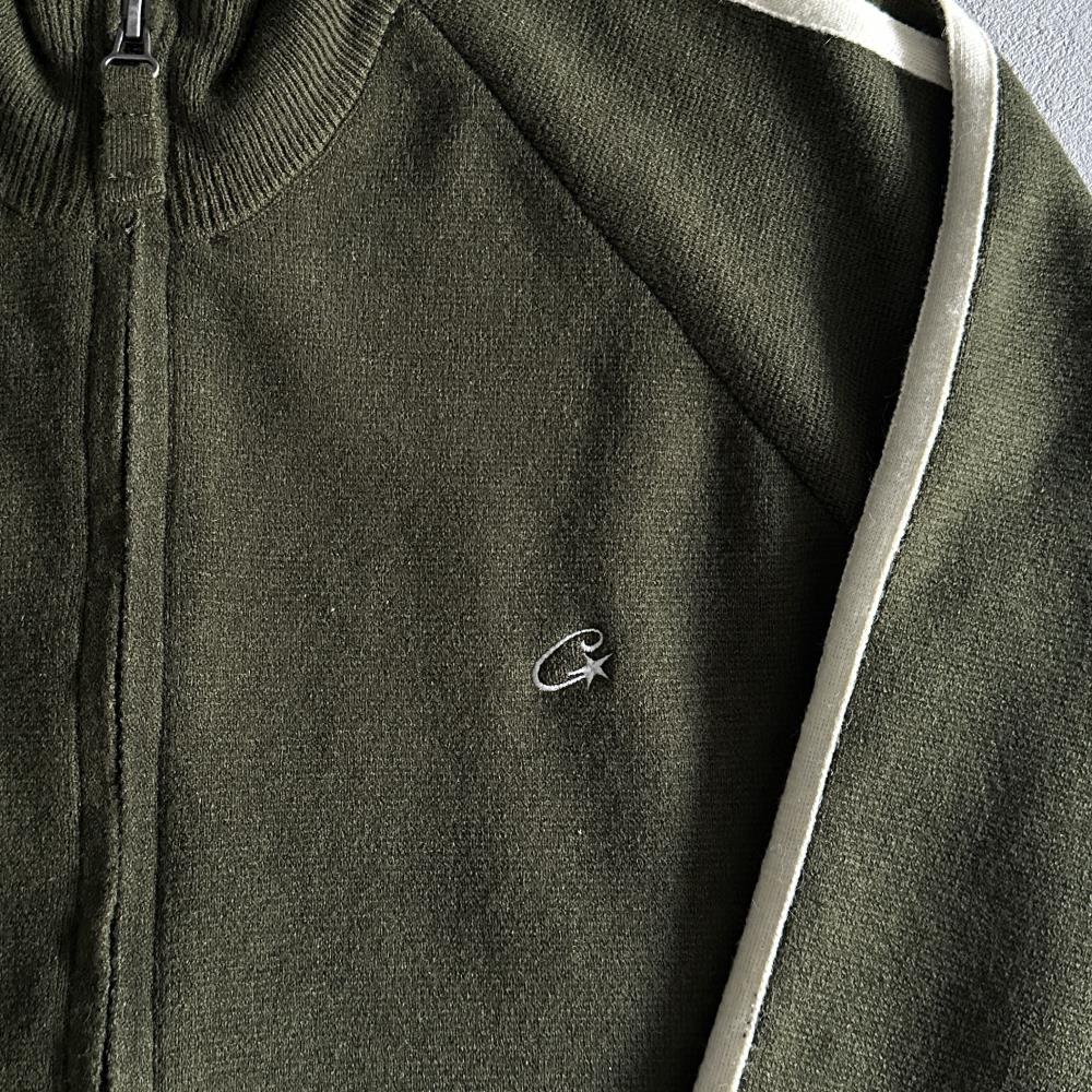 CORTEIZ Knit Zip-Up Fleece - Green