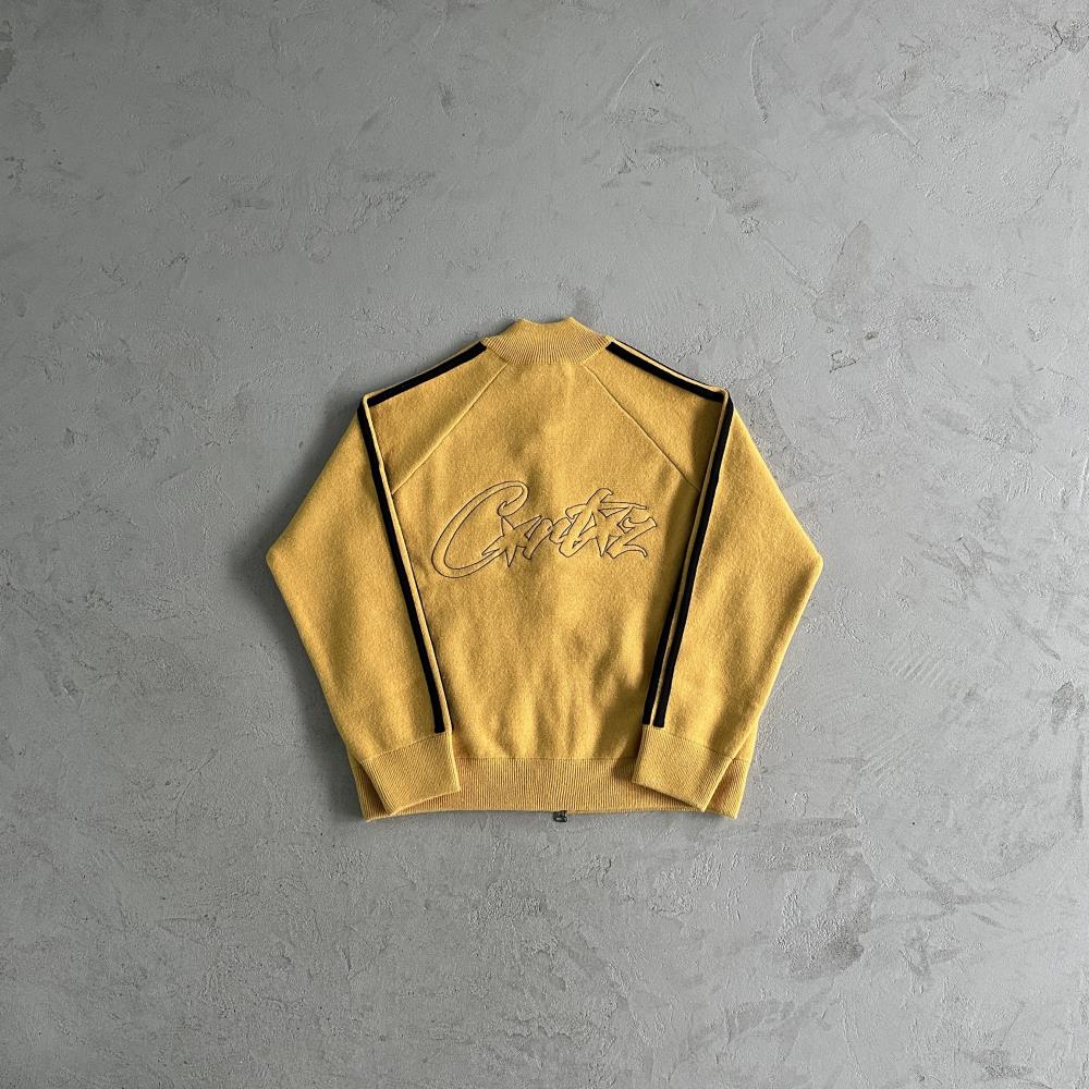 CORTEIZ Knit Zip-Up Fleece - Yellow