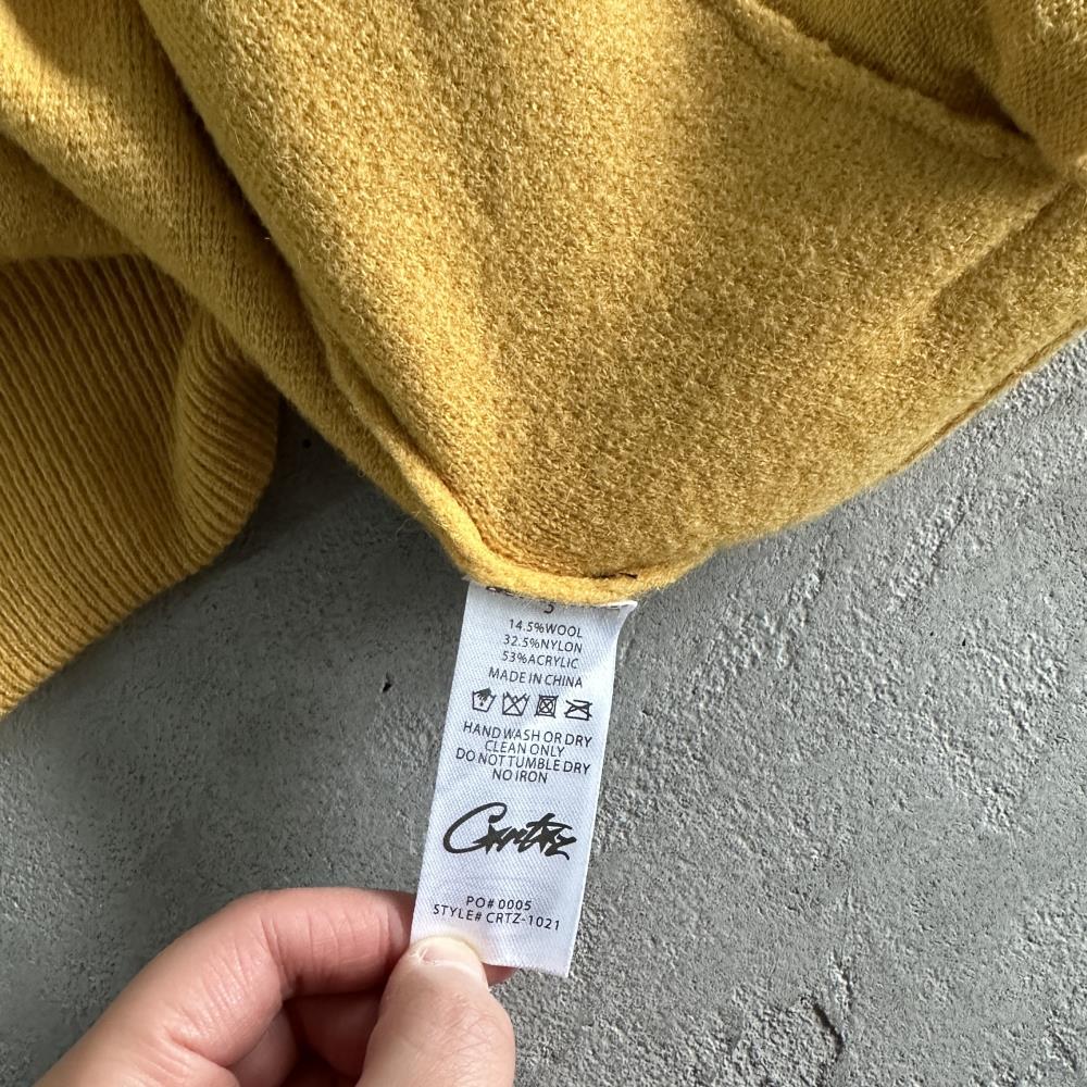 CORTEIZ Knit Zip-Up Fleece - Yellow