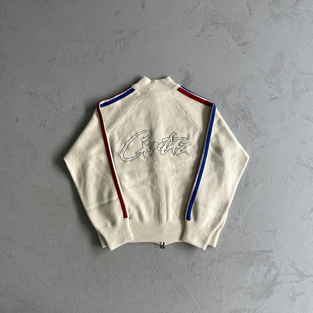 CORTEIZ Knit Zip-Up Fleece - Beige