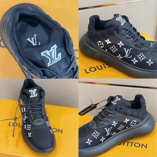 LV Show Up Sneakers - Black/White