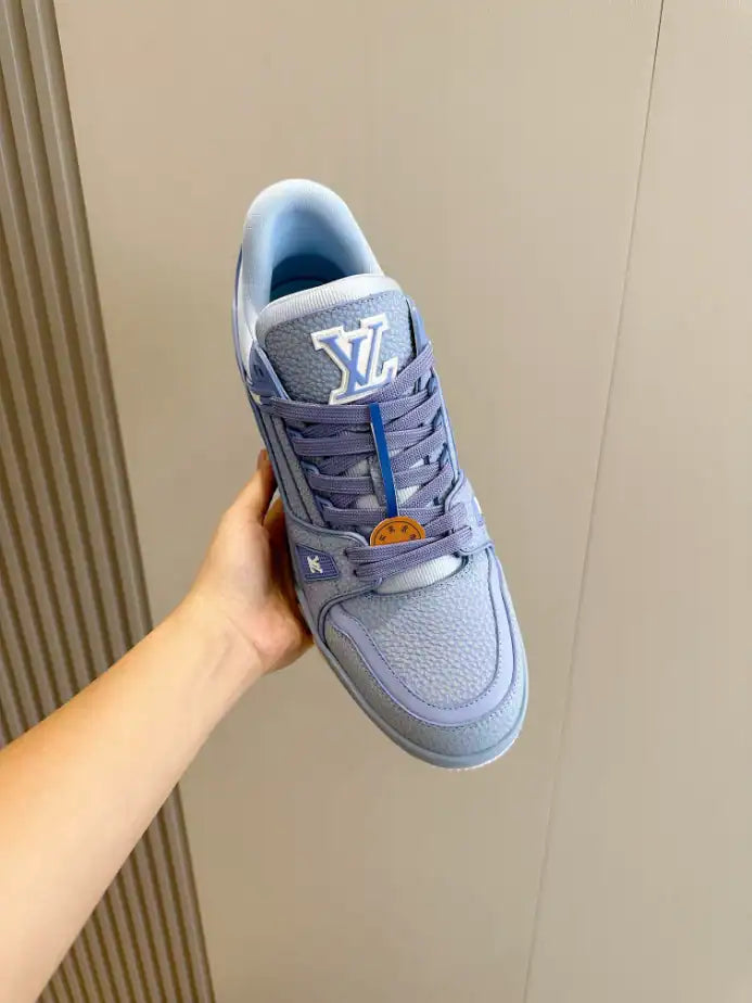 LV Trainer Sneakers - Blue