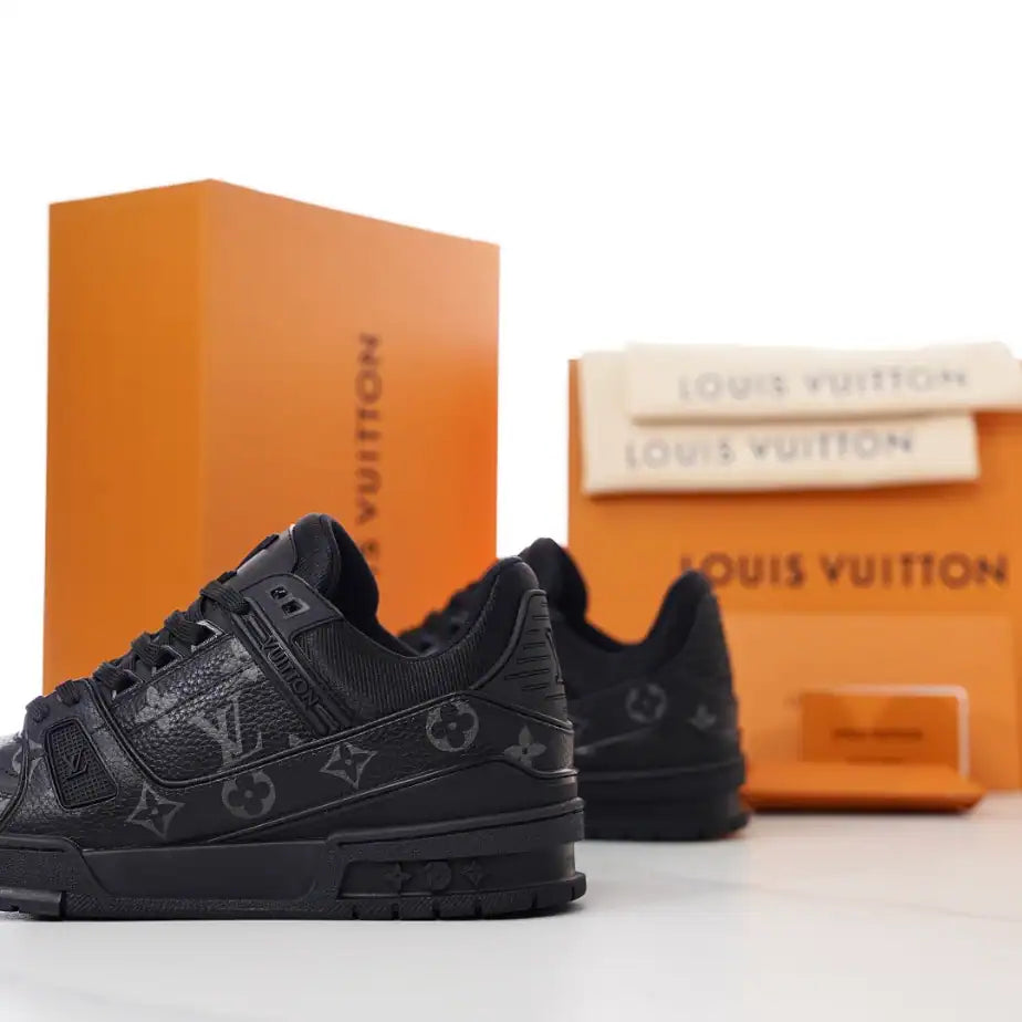 LV Trainer Sneakers - Black