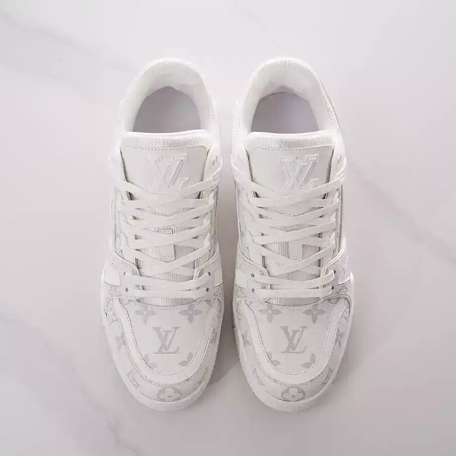 LV Trainer Sneakers - White