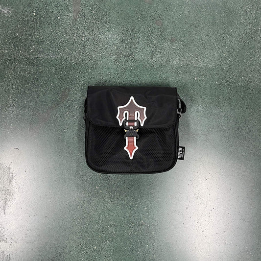 Trapstar Messenger Bag 1.0 - Black/Red