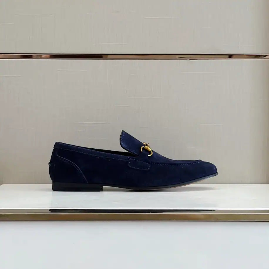 Gucci Jordaan Loafers - Navy