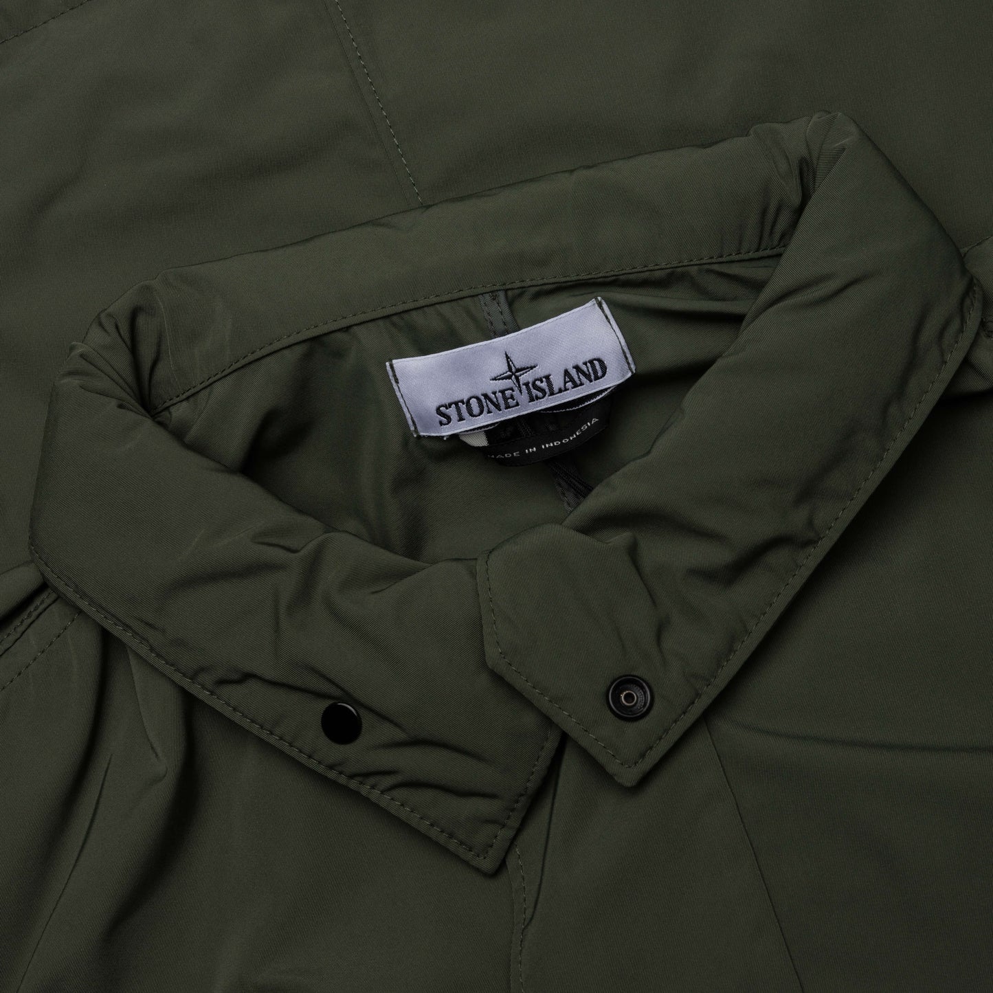Stone Island Micro Twill Hooded Jacket - Musk