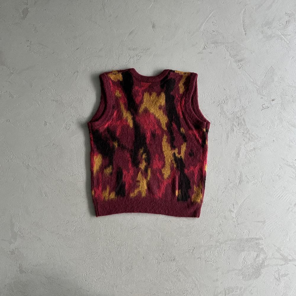 CORTEIZ More Hair Knit Vest - Red Camo