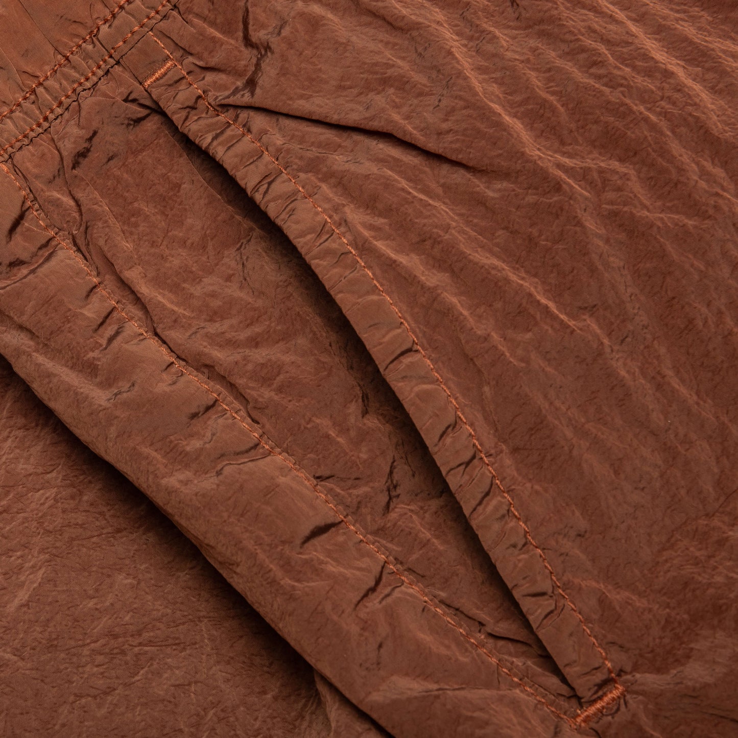 Stone Island Nylon Metal Regular Fit Shorts - Rust