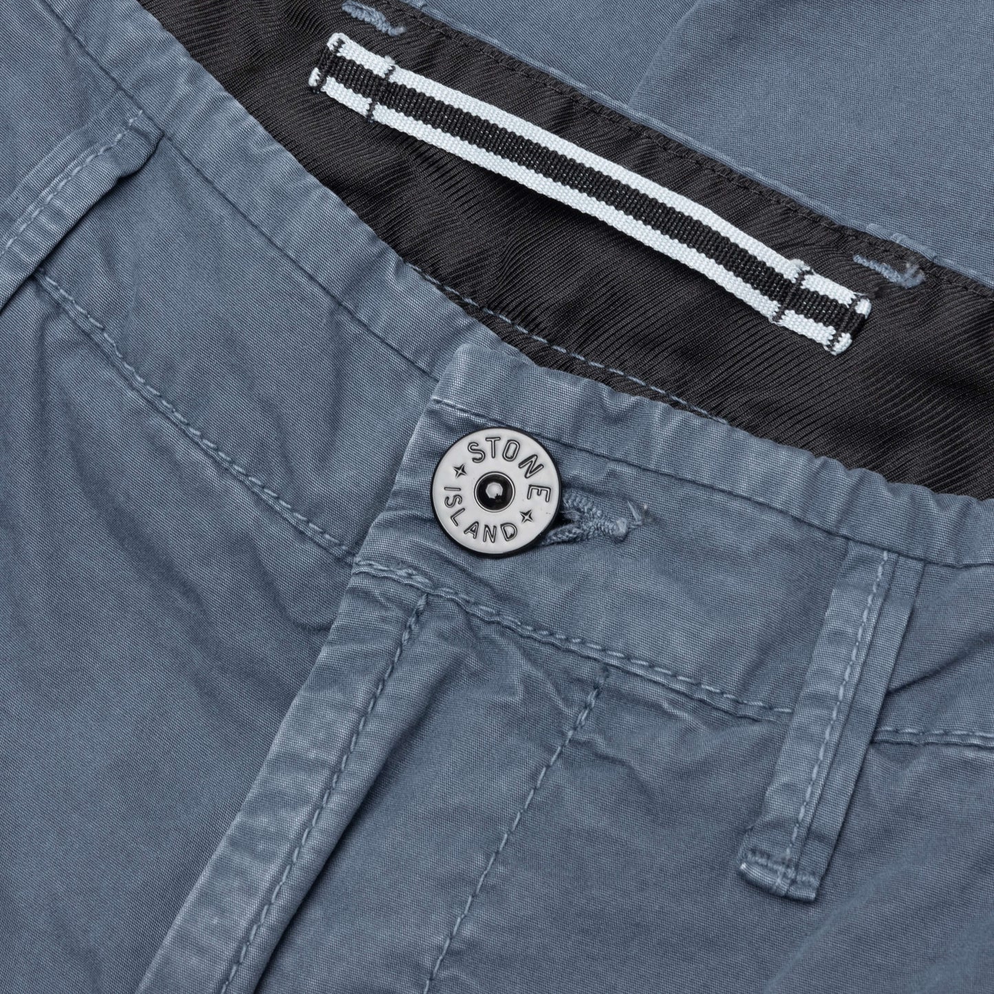 Stone Island Old Treatment Comfort Fit Cargo Pants - Dark Blue
