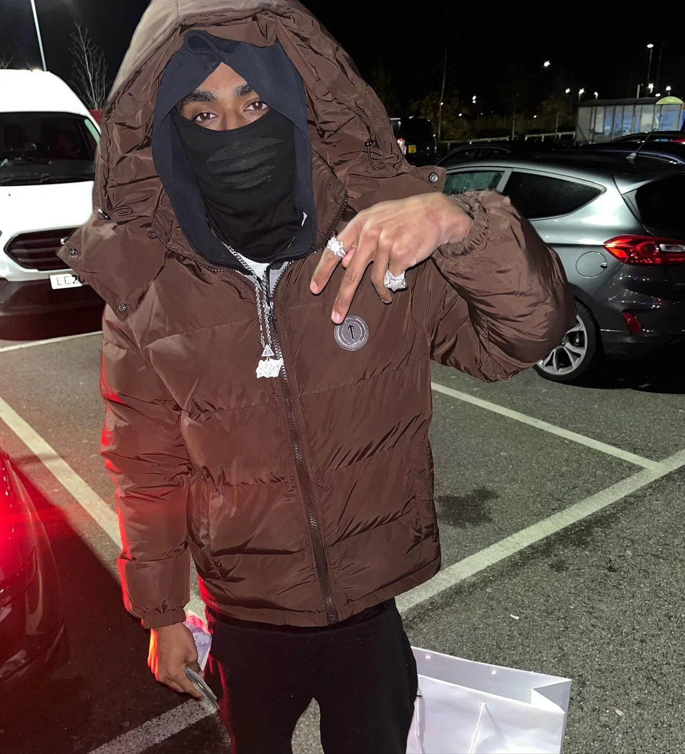 Trapstar Irongate Puffer Jacket - Brown
