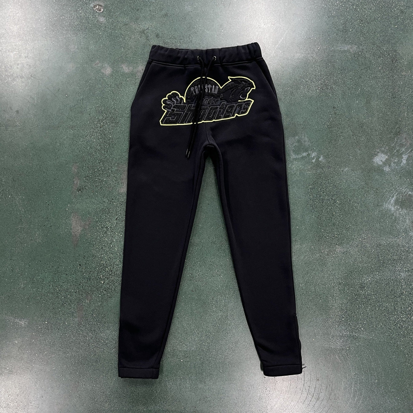 Trapstar Shooters Tracksuit - Black/Yellow