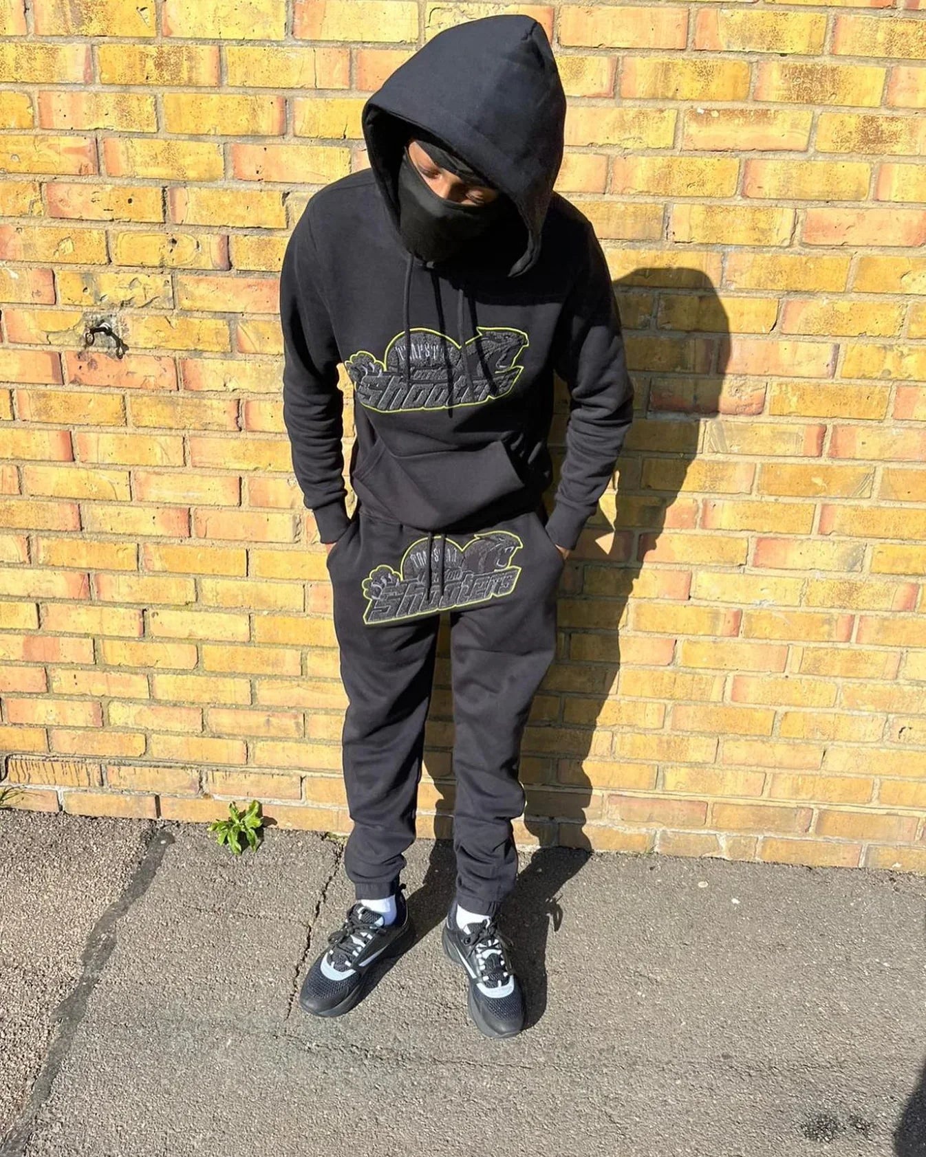 Trapstar Shooters Tracksuit - Black/Yellow