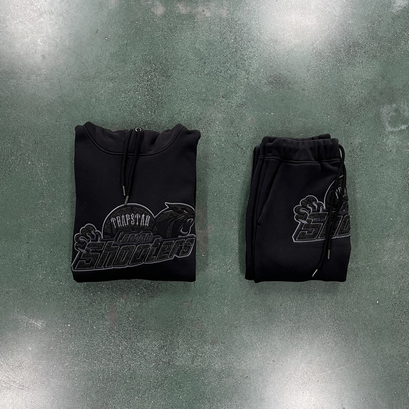 Trapstar Shooters Tracksuit - Black/Black