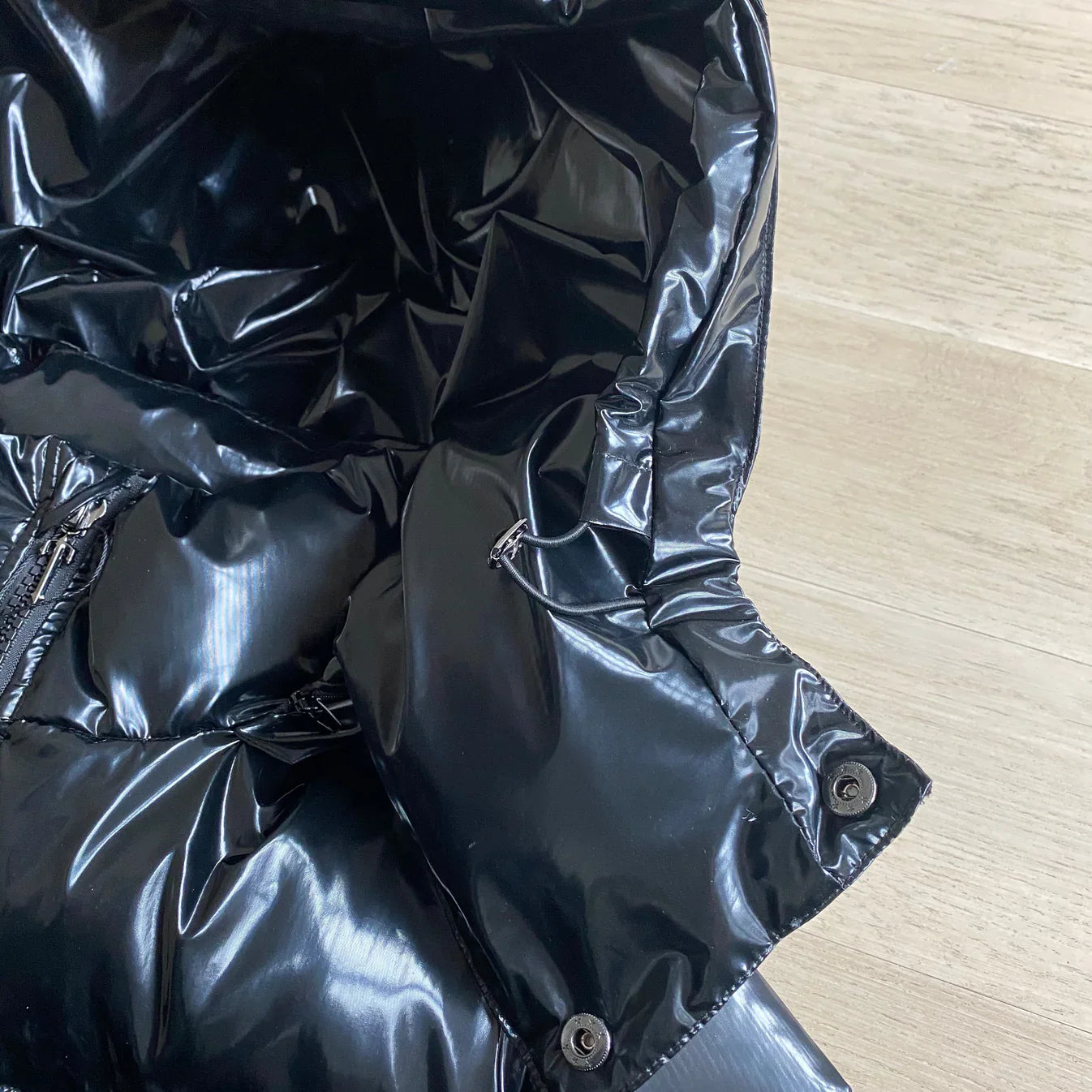 Trapstar Irongate Arch Puffer Jacket - Glossy Black