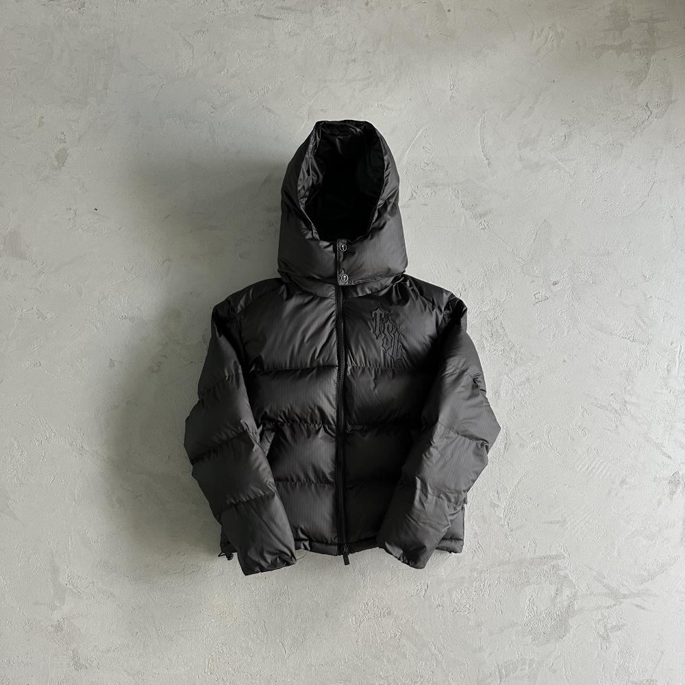 Trapstar Shooters Detachable Hooded Puffer Jacket - Black