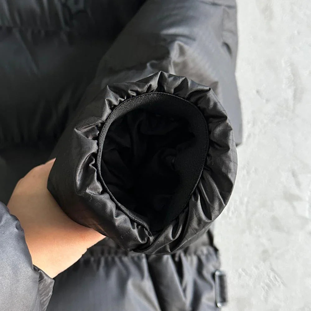 Trapstar Shooters Detachable Hooded Puffer Jacket - Black