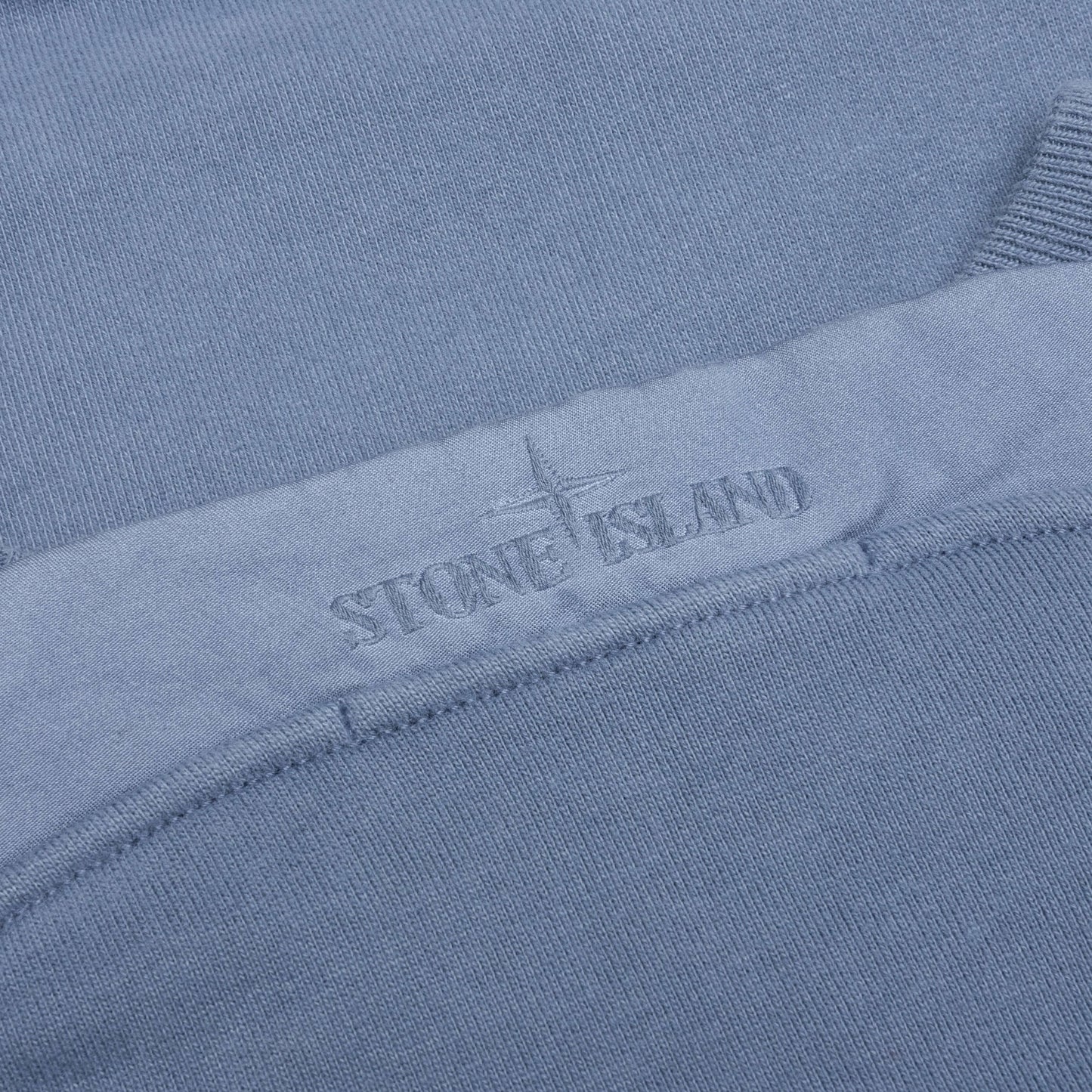 Stone Island Brushed Crewneck Sweatshirt - Avio Blue