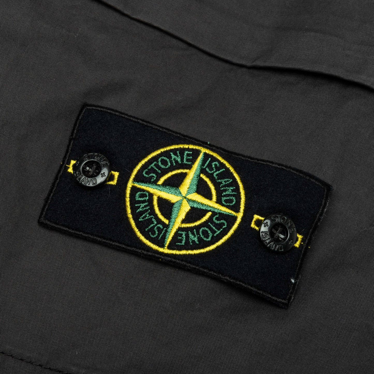 Stone Island Stretch Gabardine Trousers - Charcoal