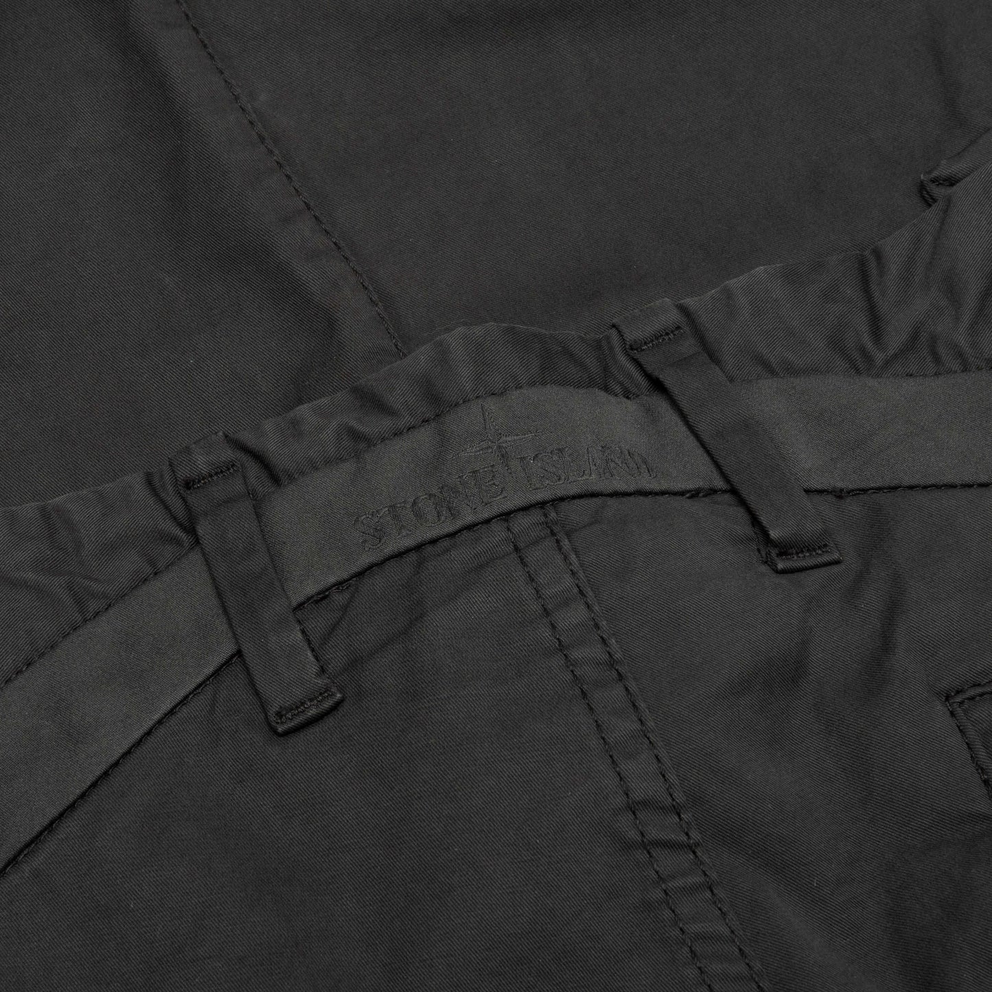 Stone Island Stretch Gabardine Trousers - Charcoal