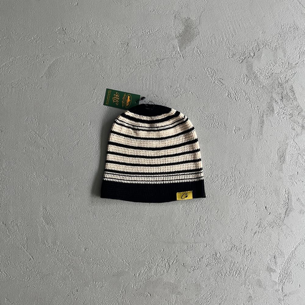 CORTEIZ Striped Cold Hat - White/Black