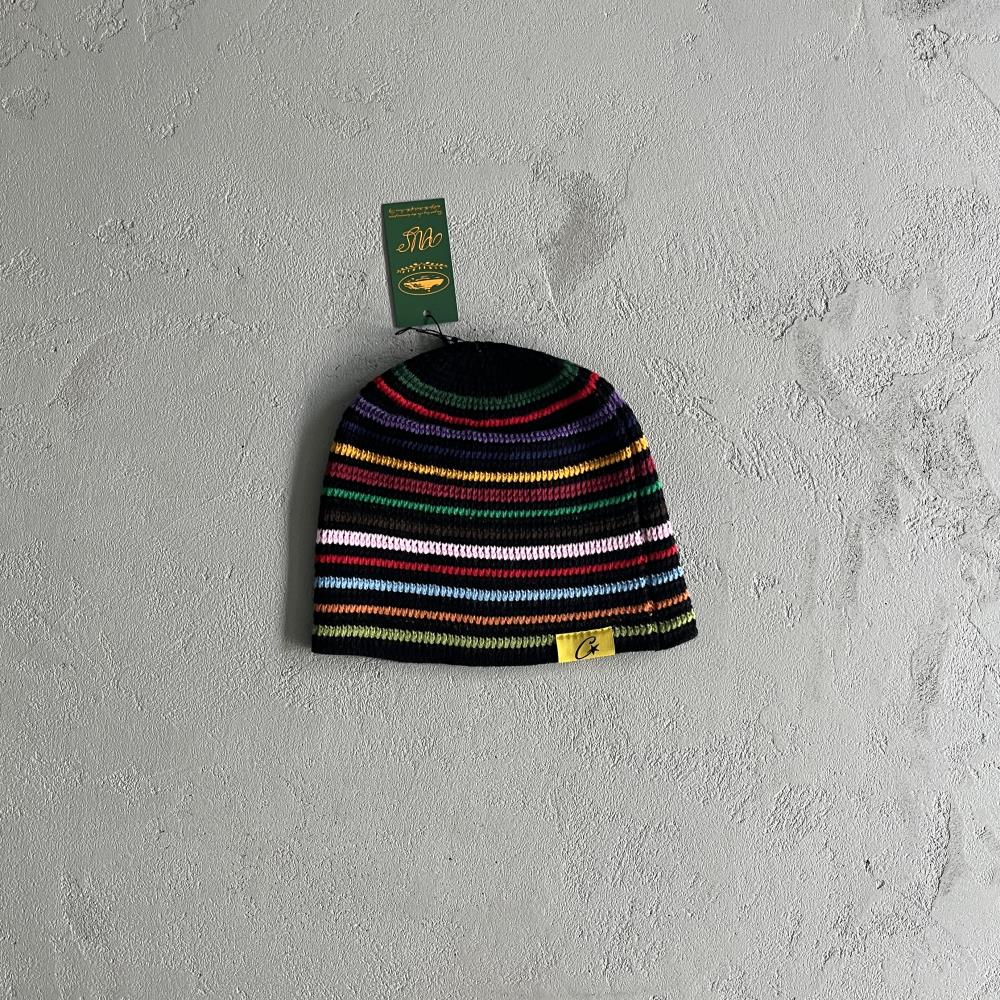 CORTEIZ Striped Cold Hat - Black