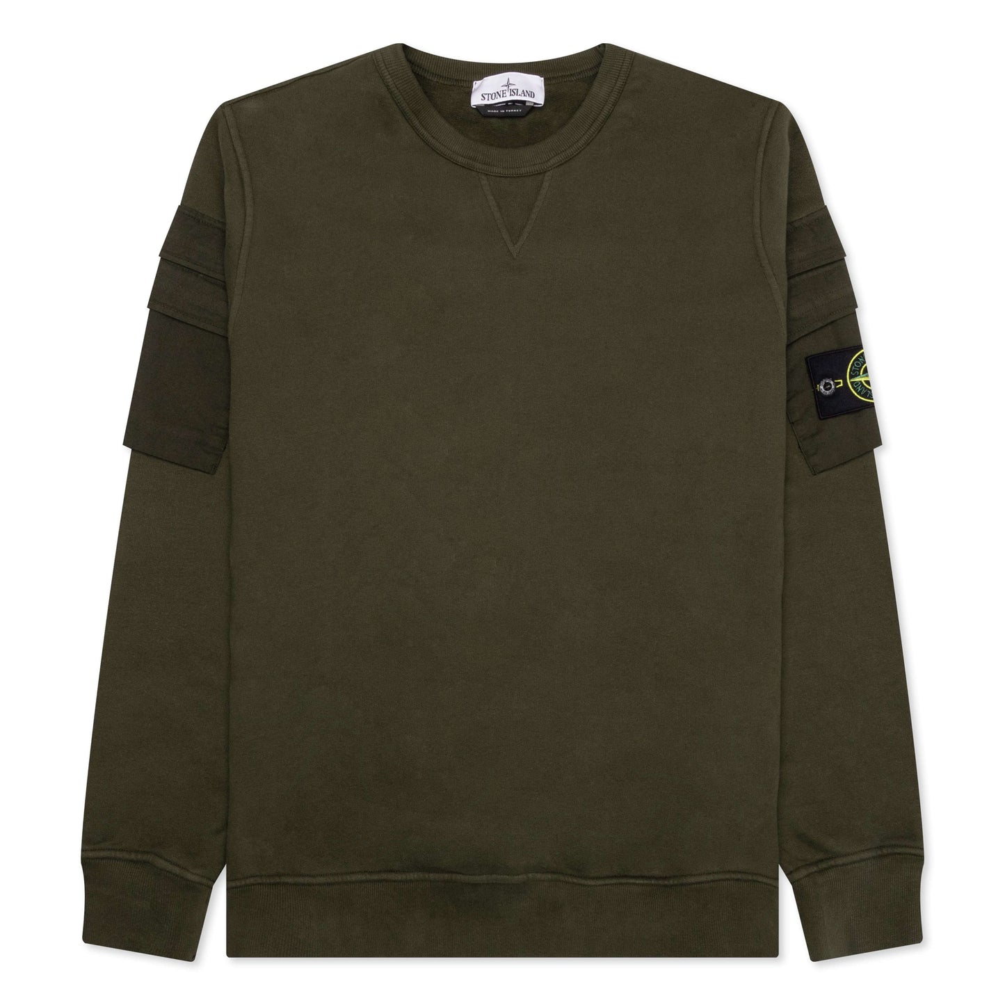Stone Island Pocket Sweatshirt - Olive