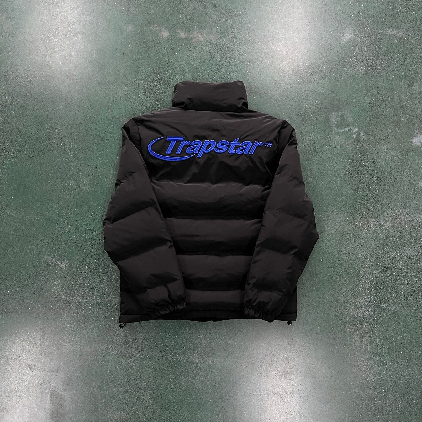 Trapstar Hyperdrive Puffer Jacket - Black/Blue