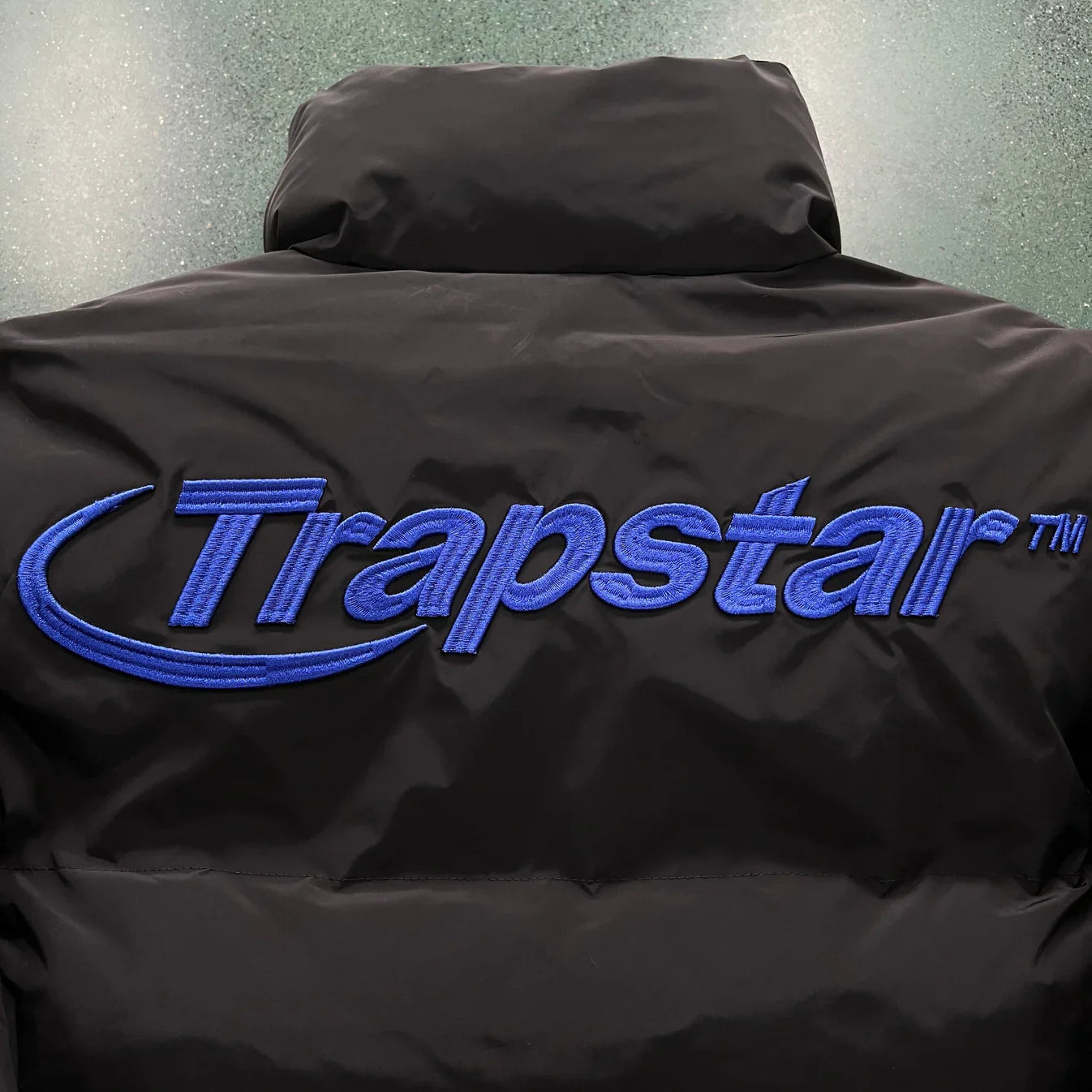 Trapstar Hyperdrive Puffer Jacket - Black/Blue