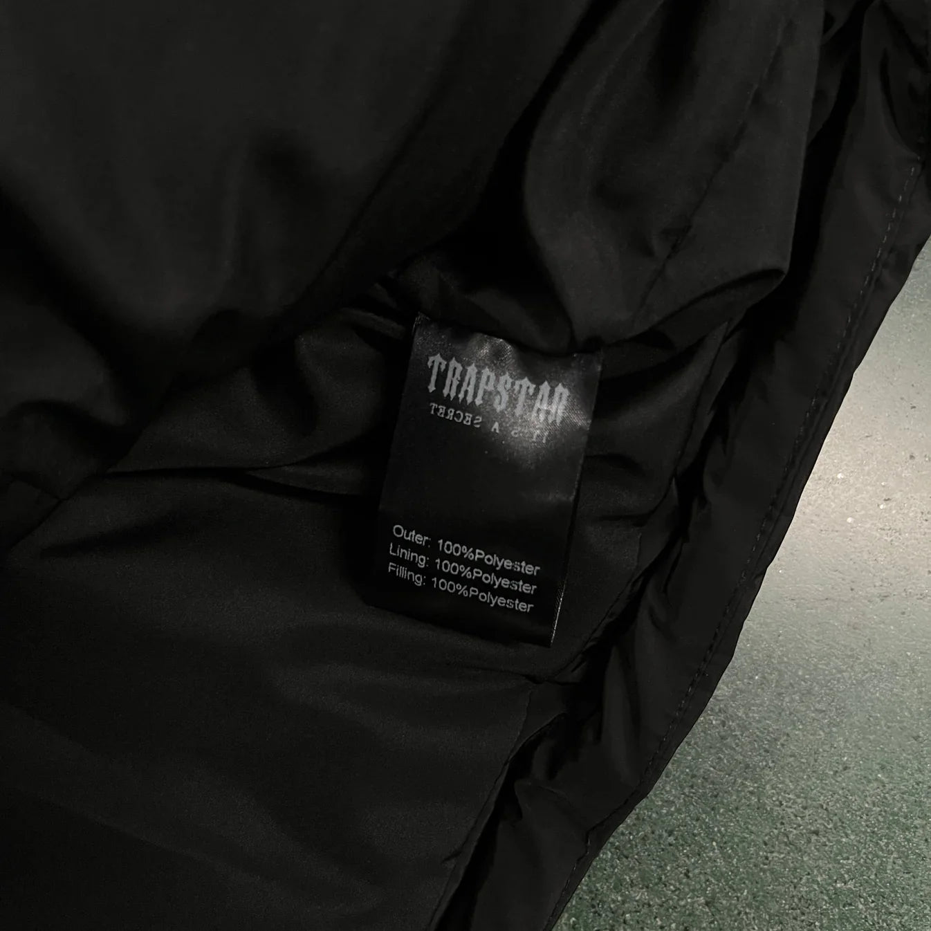 Trapstar Hyperdrive Puffer Jacket - Black/Blue