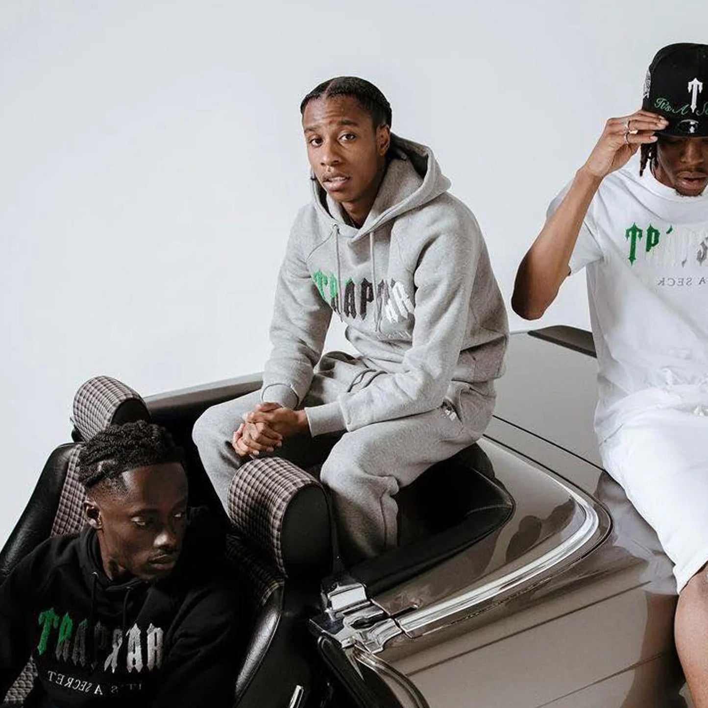 Trapstar Chenille Decoded Tracksuit - Black/Grey