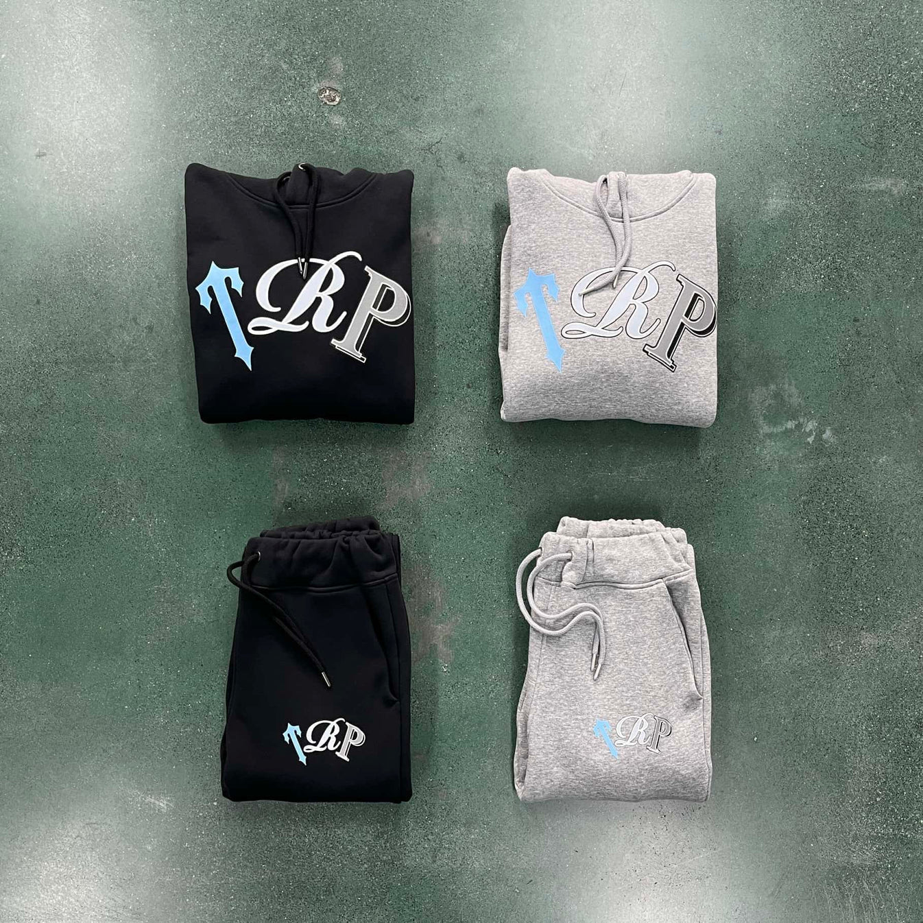 Trapstar TRP Tracksuit - Black/Grey