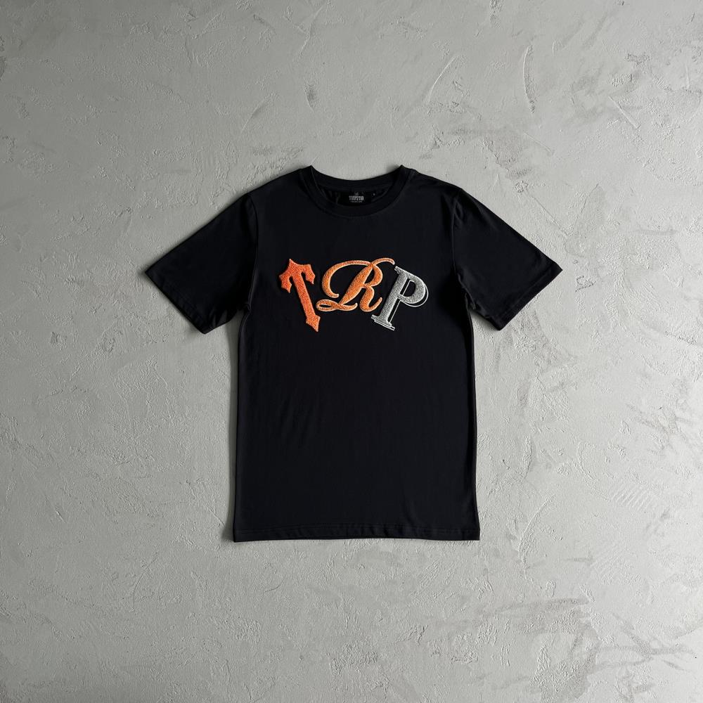 Trapstar TRP Short Set - Black/Orange