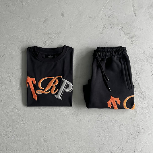 Trapstar TRP Short Set - Black/Orange