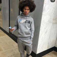 Trapstar Chenille Decoded Tracksuit - Black/Grey