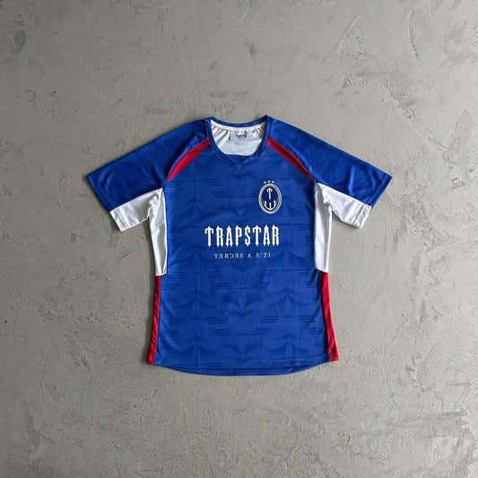 Trapstar Football T-Shirt - Blue/Red