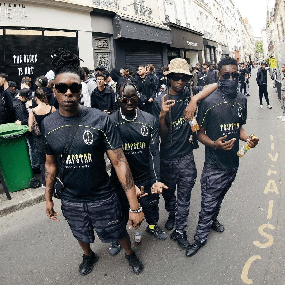 Trapstar T Football Jersey - Black/Yellow