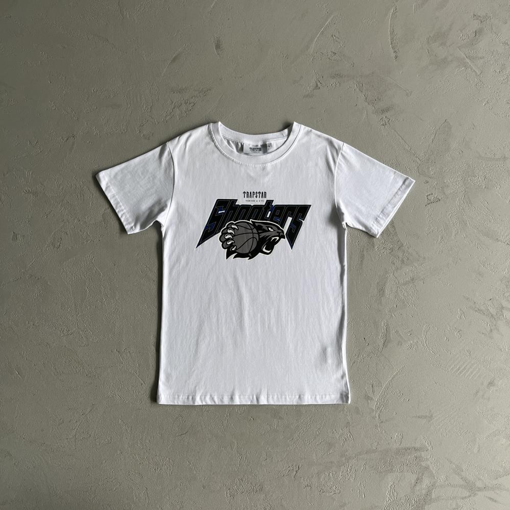 Trapstar Tiger Head Basketball T-Shirt - White