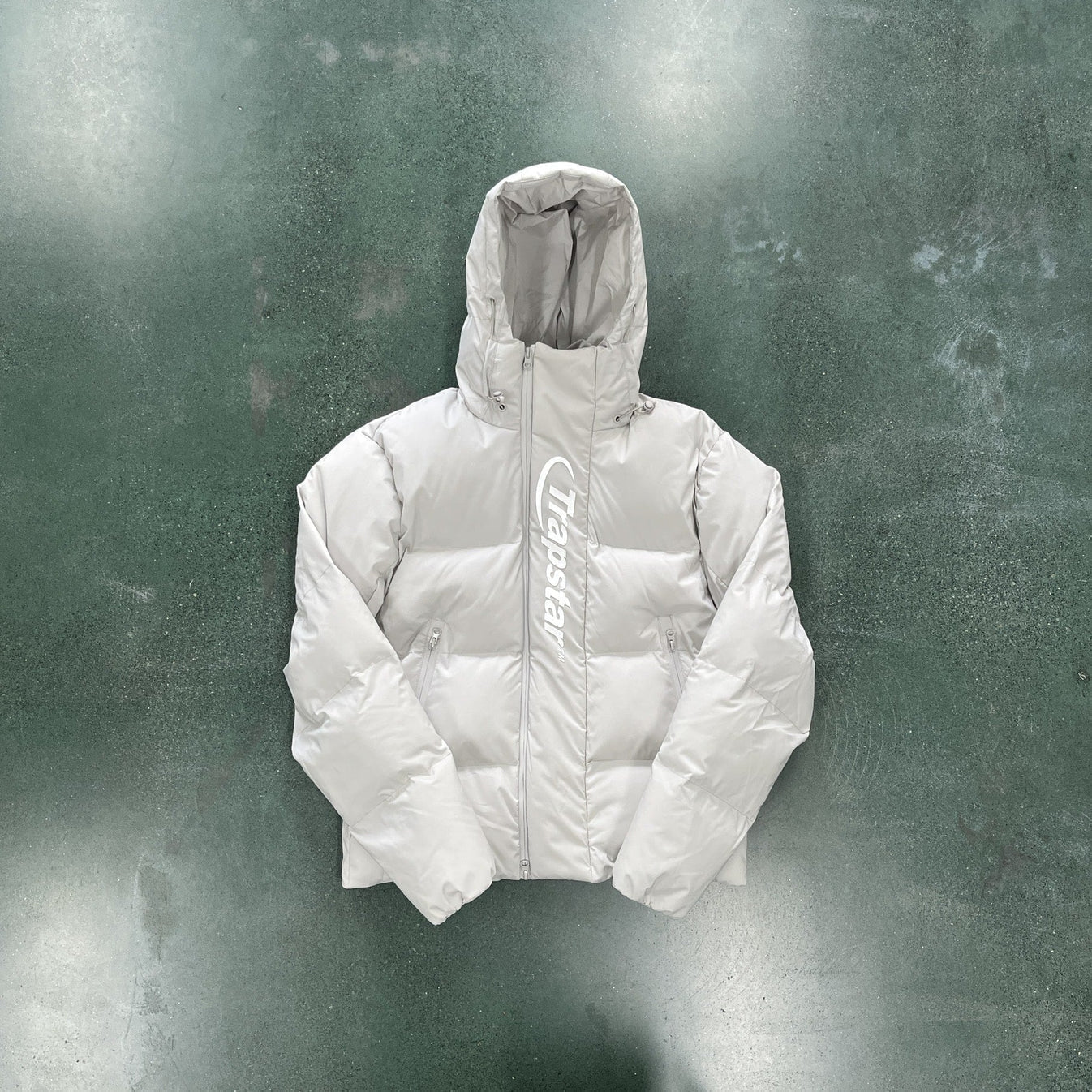 Trapstar Hyperdrive Technical Puffer Jacket - Light Grey