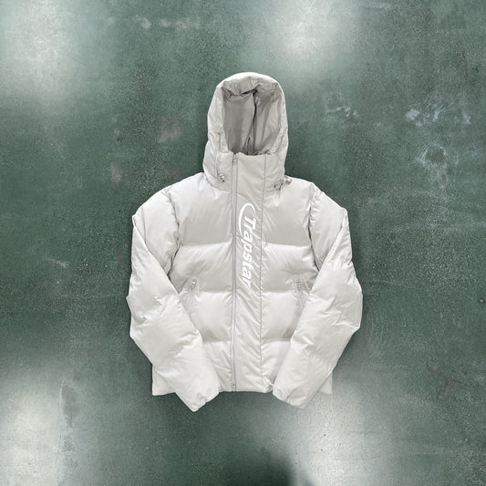 Trapstar Hyperdrive Technical Puffer Jacket - Light Grey