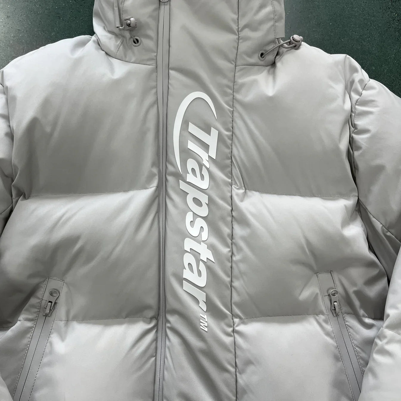 Trapstar Hyperdrive Technical Puffer Jacket - Light Grey