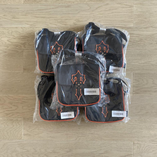 Trapstar Messenger Bag 1.0 - Black/Orange