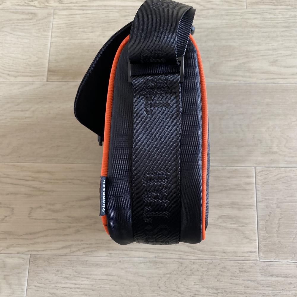 Trapstar Messenger Bag 1.0 - Black/Orange
