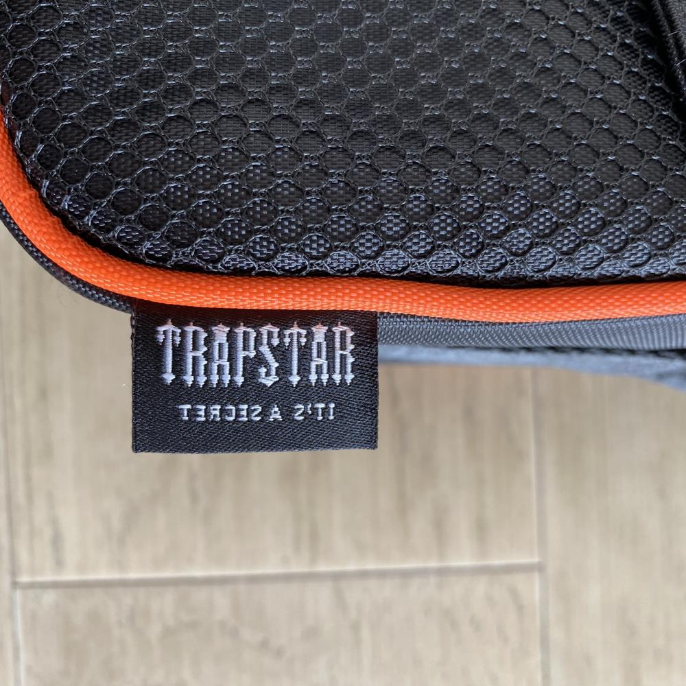 Trapstar Messenger Bag 1.0 - Black/Orange